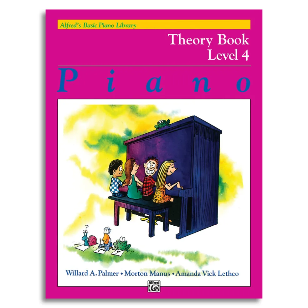 Alfred's Basic Piano Library Theory Book Level 4