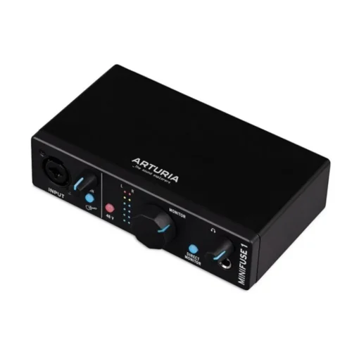 Arturia MiniFuse 1 - 1 In/ 2 Out Audio Interface - Black