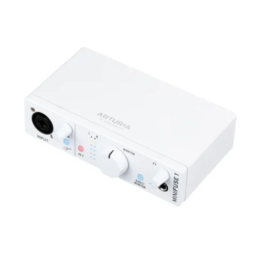 Arturia MiniFuse 1 - 1 In/ 2 Out Audio Interface - White