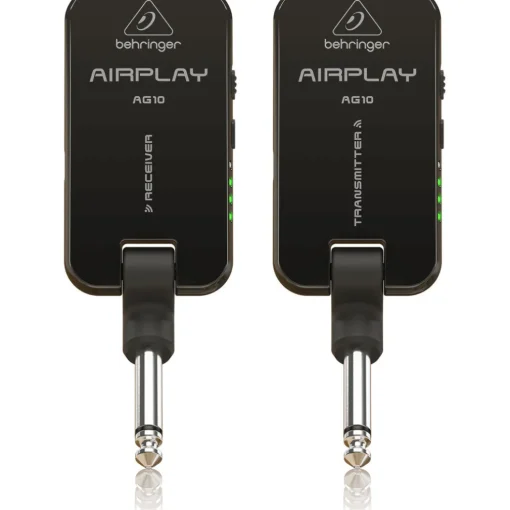 Behringer AG10 High-Performance 2.4 GHz Guitar Wireless System with Ultra-Low Latency and Rechargeable Battery
