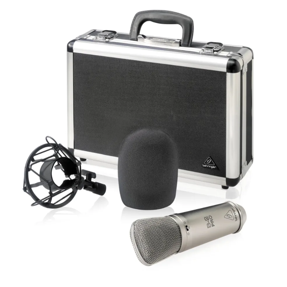 Behringer B-2 PRO Gold-Sputtered Large Dual-Diaphragm Studio Condenser Microphone