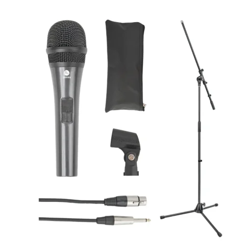 Carson - Complete Mic Pack - Stand/Cable/Microphone/Clip