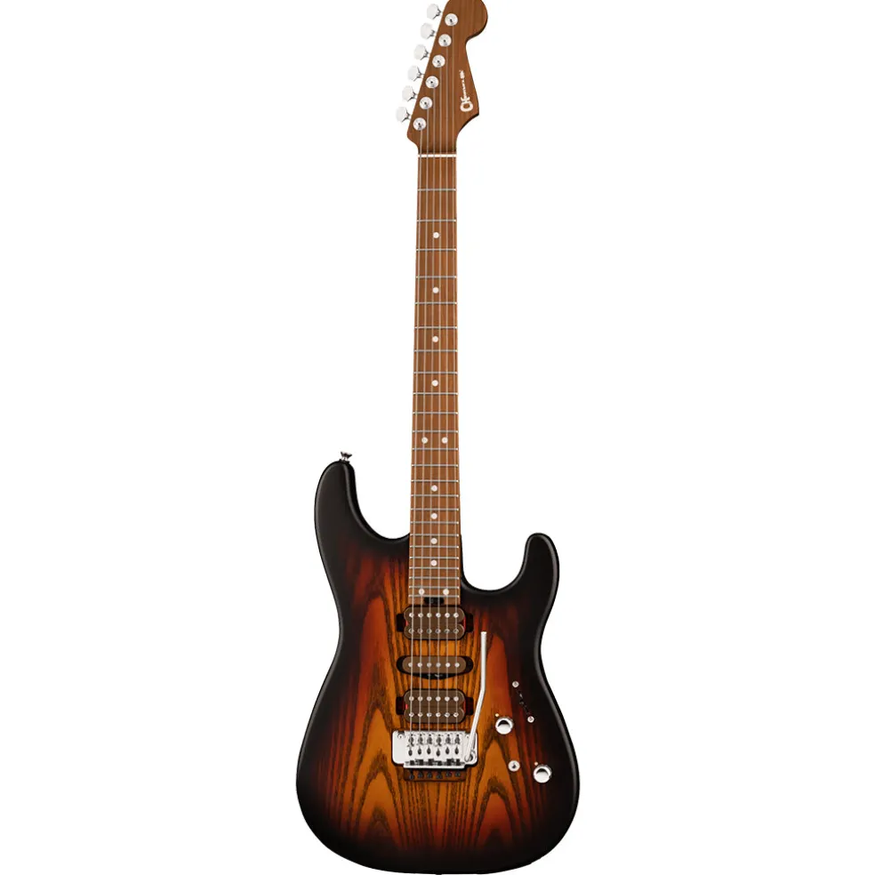 Charvel - Guthrie Govan Signature MJ San Dimas SD24 CM, Caramelized Maple Fingerboard - Three-Tone Sunburst