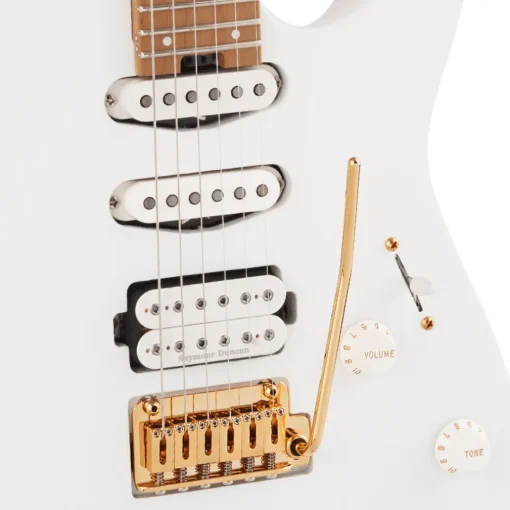 Charvel - Pro-Mod DK24 HSS 2PT CM, Caramelized Maple Fingerboard, Snow White