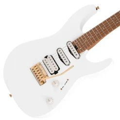 Charvel - Pro-Mod DK24 HSS 2PT CM, Caramelized Maple Fingerboard, Snow White