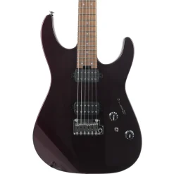 Charvel - USA Select DK24 HH 2PT CM, Caramelized Flame Maple Fingerboard, Oxblood