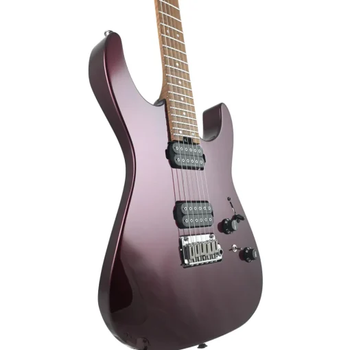 Charvel - USA Select DK24 HH 2PT CM, Caramelized Flame Maple Fingerboard, Oxblood