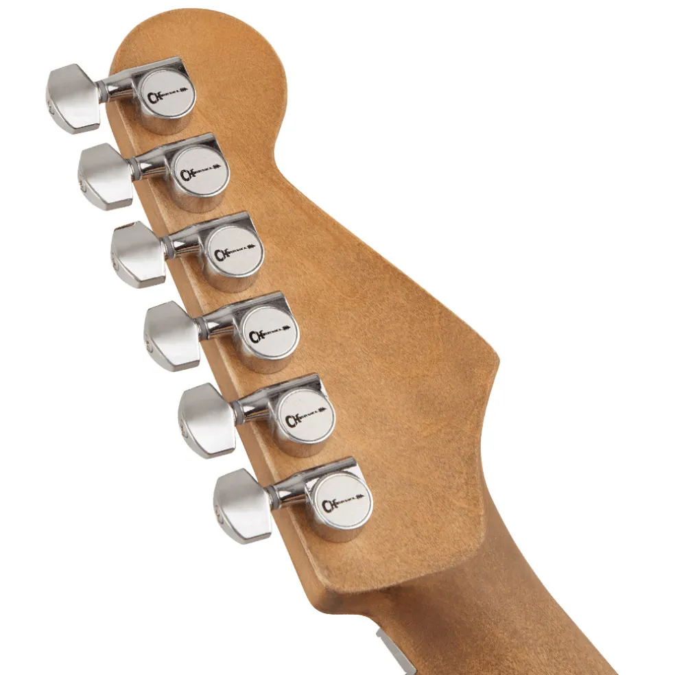 Charvel Henrik Danhage Limited Edition Signature Pro-Mod So-Cal Style 1 HS FR M, Maple Fingerboard, White Relic