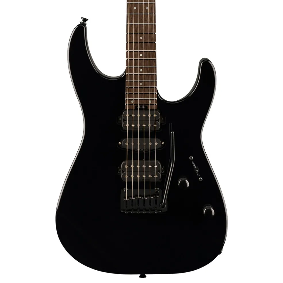 Charvel MJ DK24 HSH 2PT W with Mahogany Body and Wenge Fingerboard - Black