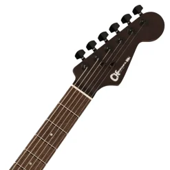 Charvel MJ DK24 HSH 2PT W with Mahogany Body and Wenge Fingerboard - Black