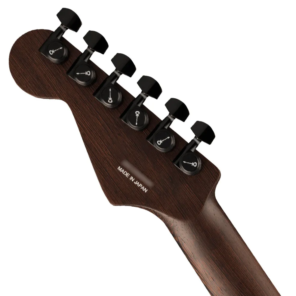 Charvel MJ DK24 HSH 2PT W with Mahogany Body and Wenge Fingerboard - Black