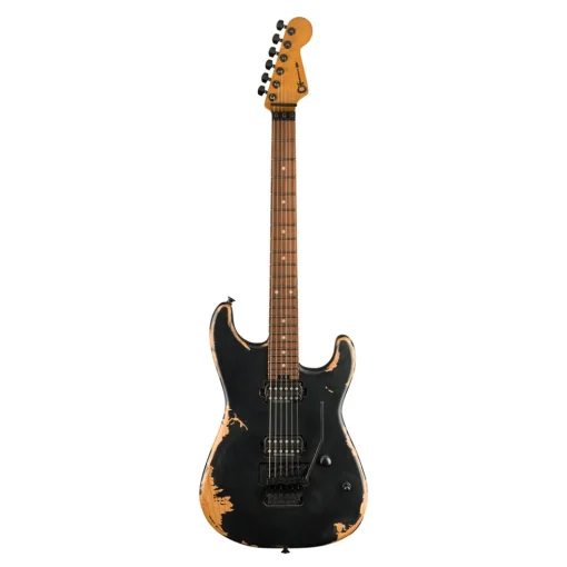 Charvel Pro Mod Relic San Dimas Style 1 HH FR PF Weathered Black