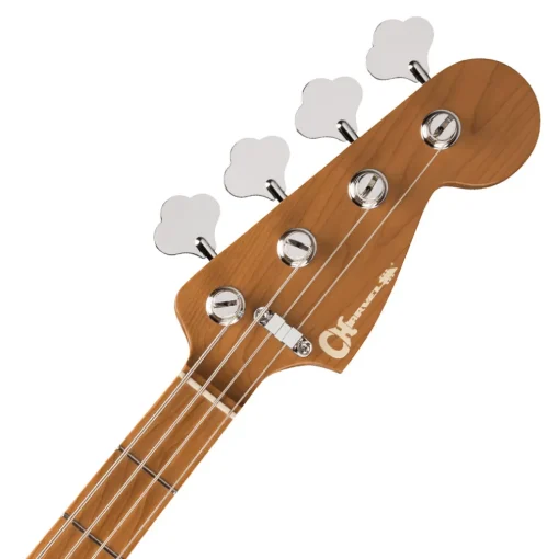 Charvel Pro Mod San Dimas Bass PJ IV MAH Satin Ferarri Red