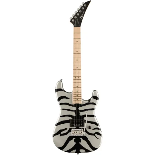 Charvel Super Stock SD1 H 2PT M with Maple Fingerboard - Silver Bengal