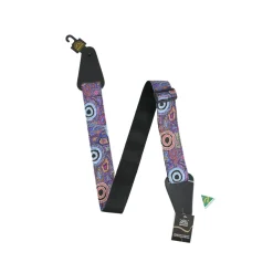 Colonial Leather - Aboriginal Art Rag Strap - Yumari Dreaming