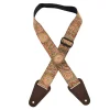 Colonial Leather Aboriginal Art Rag Strap - Warlu Goanna Dreaming