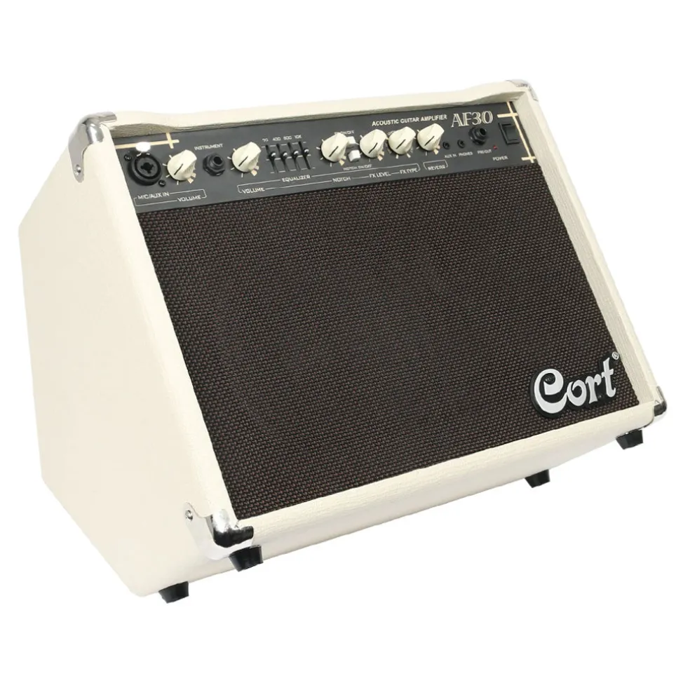 Cort AF30 30 Watt Acoustic Guitar Amp Ivory