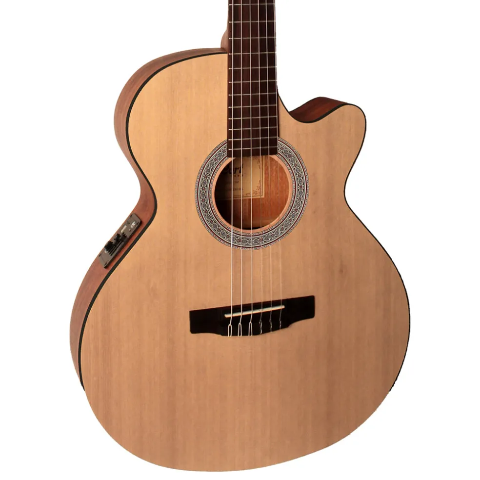 Cort CEC1 OP Slim Body Cutaway with Pickup Classic Guitar