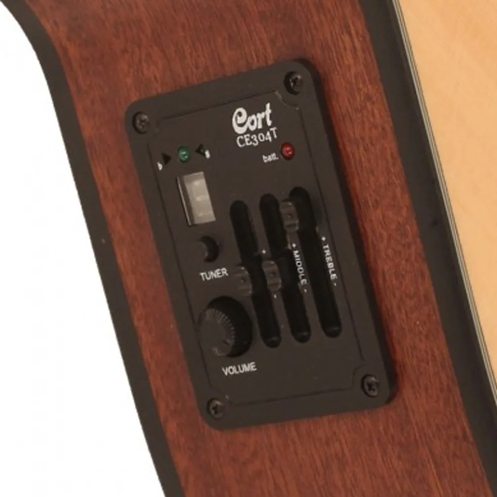 Cort CEC1 OP Slim Body Cutaway with Pickup Classic Guitar