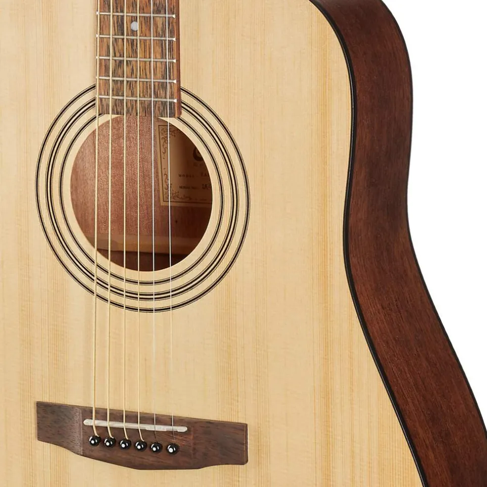 Cort Earth Acoustic Guitar Pack - Open Pore Natural