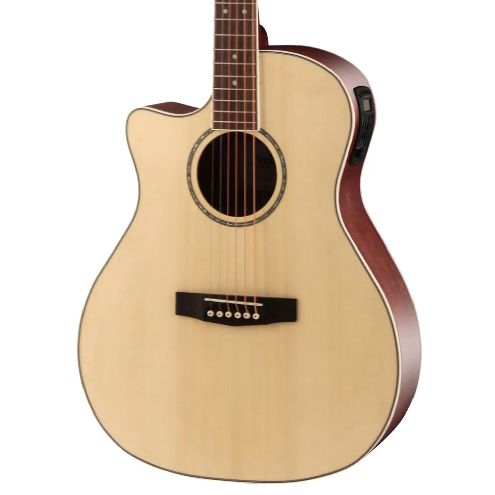 Cort GA-MEDX Left Handed OP Grand Auditorium Open Pore Natural