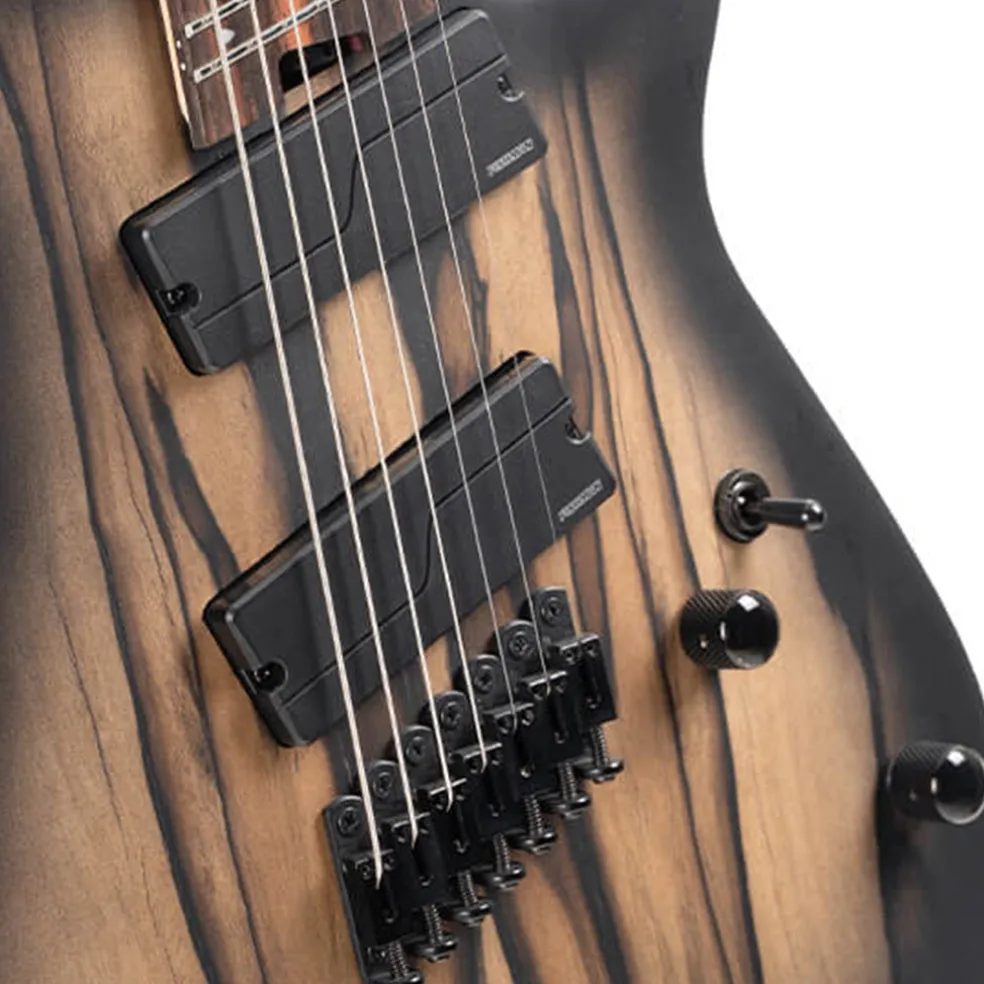 Cort KX507MS Pale Moon 7-String Multi-Scale Guitar - Natural Black Burst