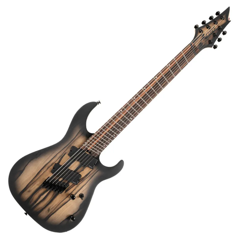 Cort KX507MS Pale Moon 7-String Multi-Scale Guitar - Natural Black Burst