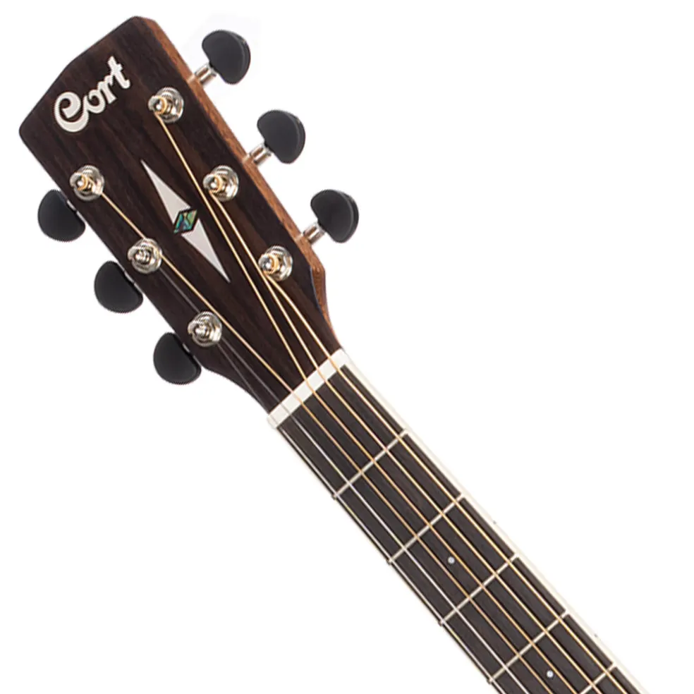 Cort MR710F Left Handed NS Dreadnought Cutaway with Pickups Natural Satin