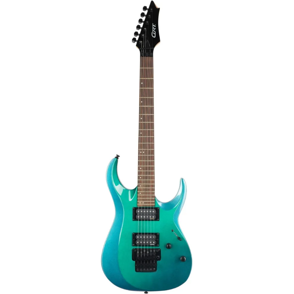 Cort X300 FBL Electric Guitar Flip Blue