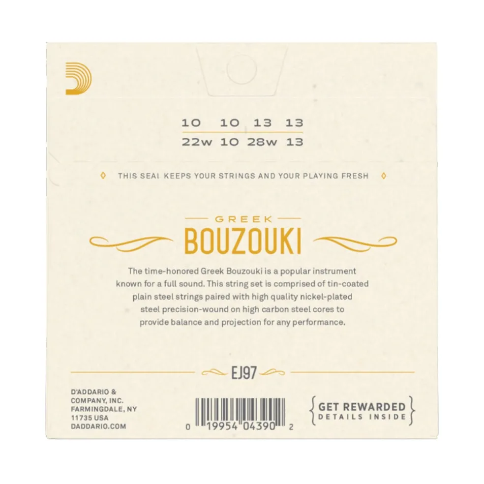 Daddario - Bouzouki Strings - Nickel