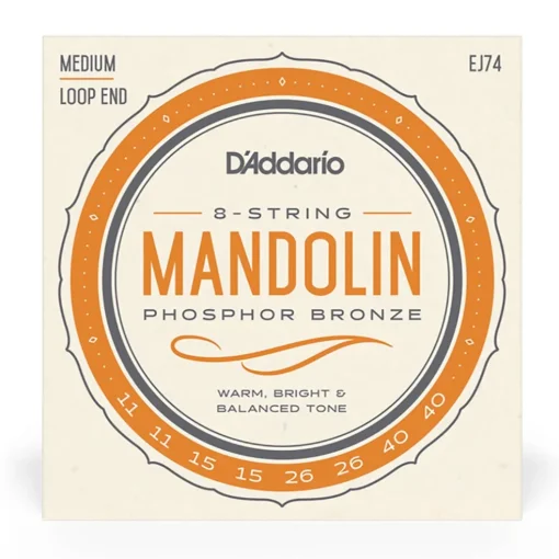D'Addario - EJ74 - Mandolin Strings Medium 11-40 - Mandolin Strings
