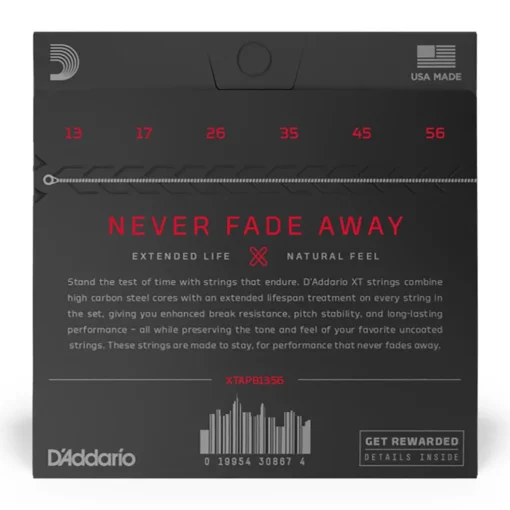 D'Addario - XTAPB1356 - XT Acoustic Phosphor Bronze Medium 13-56 - Acoustic Guitar Strings