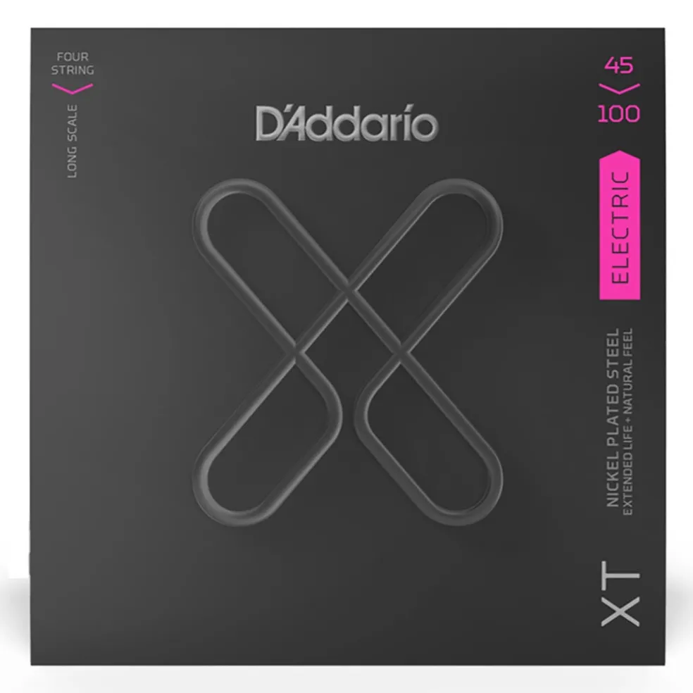 D'Addario - XTB45100 - XT Bass Nickel 45-100 Long Scale - Bass Strings