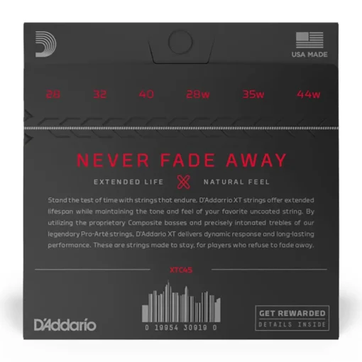 D'Addario - XTC45 - XT Classical Guitar - Normal Tension - Classical Guitar Strings