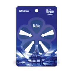 D'Addario Beatles 1964 Tour Ed Sullivan Stage Guitar Picks, Medium Gauge (.70mm) 10-Pack