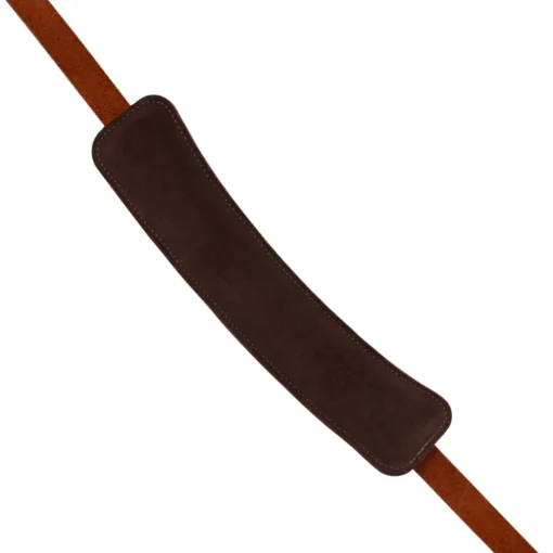 D'Addario John Lennon Signature Strap - Brown Leather w/Pad