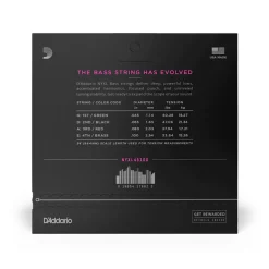 D'Addario NYXL45100 Nickel Wound Bass Guitar Strings, Regular Light, 45-100, Long Scale