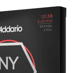D'Addario NYXL1238PS NYXL Nickel Wound Strings for E9th Pedal Steel - .012-.038, Custom Medium
