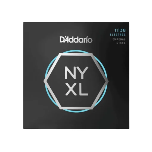 D'Addario NYXL1138PS NYXL Nickel Wound Electric Guitar Strings for E9th Pedal Steel -.011-.038 Regular Light