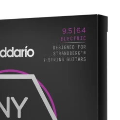 D'Addario NYXL09564SB NYXL Nickel Wound Electric Guitar Strings - .0095-.064 Custom Light 7-string