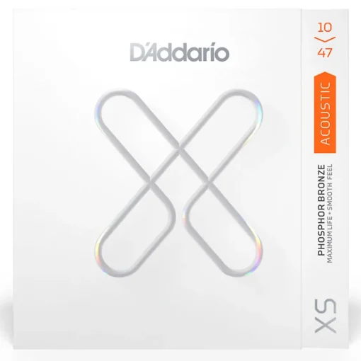 D'Addario XS Phosphor Bronze Acoustic Guitar Strings - 10-47