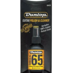Dunlop 65 Guitar Polish/Cleaner - 118ml + Cleaning & Polishing cloth