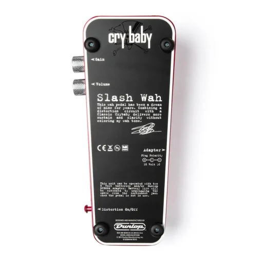Dunlop Cry Baby Slash Wah Metallic Red