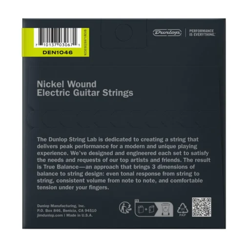 Dunlop DEN1046 Electric Guitar Strings – Medium 10-46