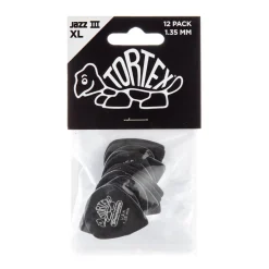 Dunlop JPT413 - 1.35mm Tortex Jazz III XL Picks 12pk