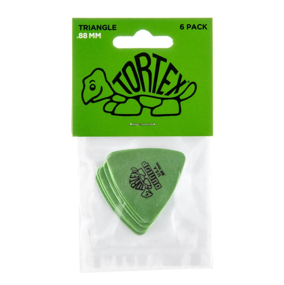Dunlop JPT288 - 0.88mm Tortex Triangle Picks 6pk