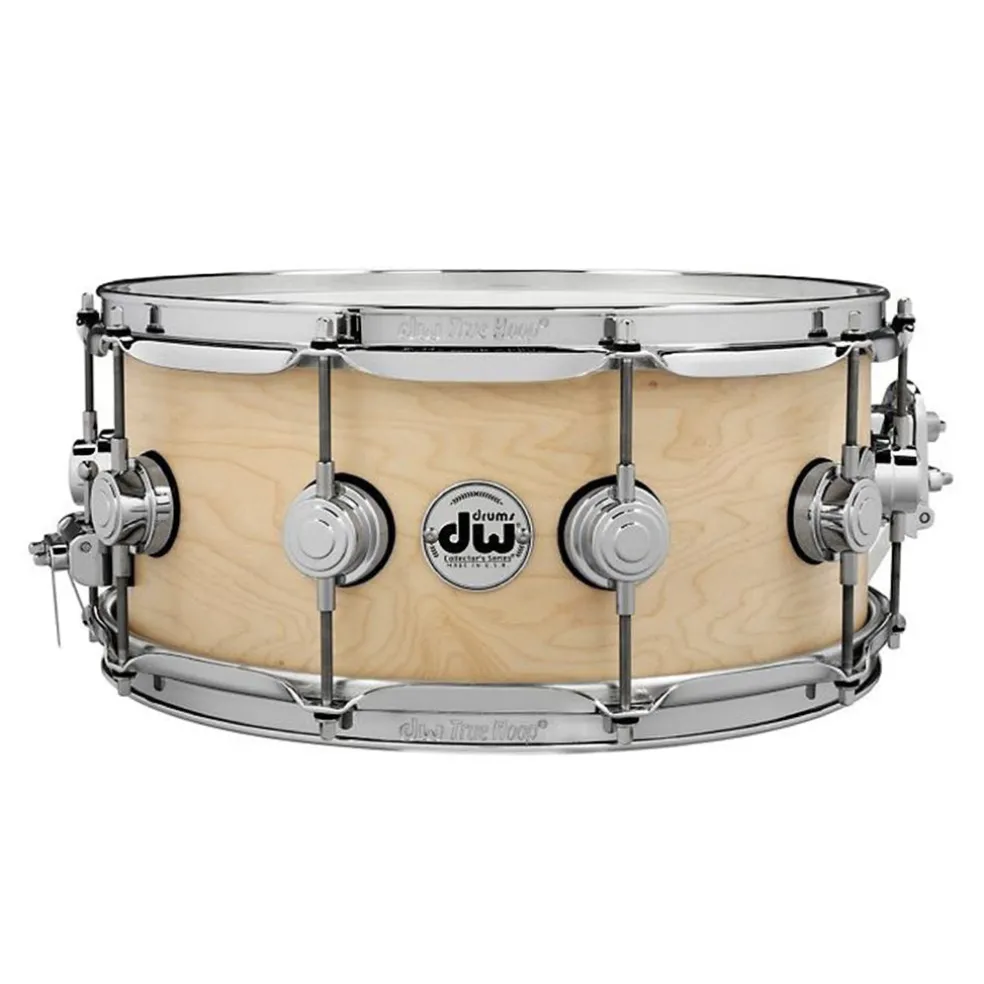 DW Collector's Series® Maple Satin Oil Snare Drum w/ Chrome Hardware - 14"x6.5"