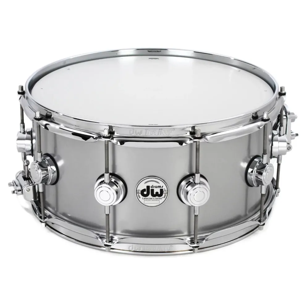 DW Collector's Series® 14"x6.5" Rolled Aluminium Shell with Chrome Hardware