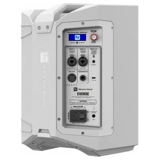 Electro Voice Everse 8 Weatherised Battery Powered Loudspeaker with Bluetooth® audio and Control in White