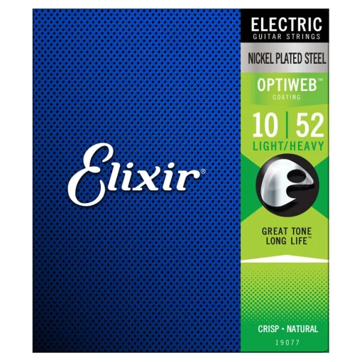 Elixir 19077 - Optiweb Electric 10-52 Guitar Strings